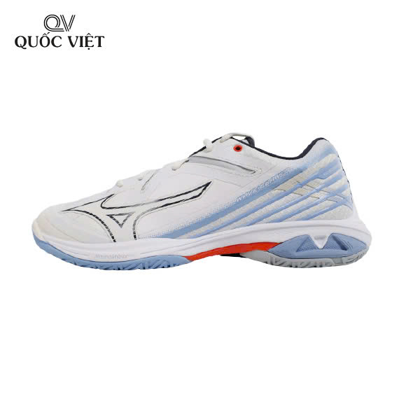 Giày cầu lông Mizuno Wave Claw 3 Trắng Xanh