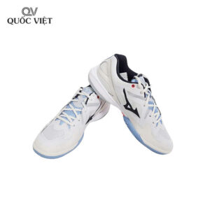 Giày cầu lông Mizuno Wave Claw 3 Trắng Xanh